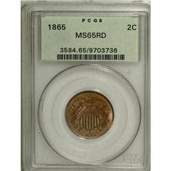 1865 2C MS65 Red PCGS