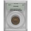 Image 1 : 1871 2C PR64 Red and Brown PCGS