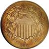 Image 1 : 1873 2C Closed 3 PR64 Red and Brown PCGS