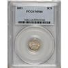 Image 1 : 1851 3CS MS66 PCGS