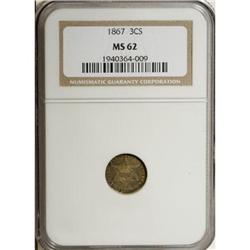 1867 3CS MS62 NGC