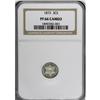 Image 3 : 1872 3CS PR66 Cameo NGC
