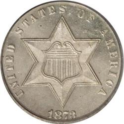 1873 3CS PR65 Cameo PCGS