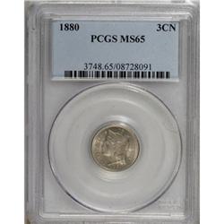 1880 3CN MS65 PCGS