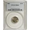 Image 1 : 1881 3CN MS66 PCGS