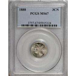 1888 3CN MS67 PCGS