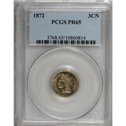 1872 3CN PR65 PCGS
