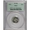 Image 1 : 1881 3CN PR67 PCGS