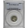 Image 3 : 1887/6 3CN PR66 Cameo PCGS
