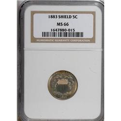 1883 5C MS66 NGC