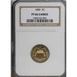 1880 5C PR66 Cameo NGC