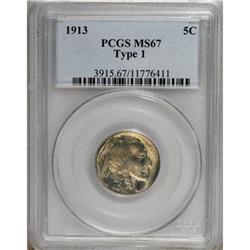 1913 5C Type One MS67 PCGS