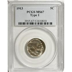 1913 5C Type One MS67 PCGS