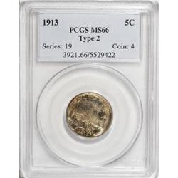 1913 5C Type Two MS66 PCGS