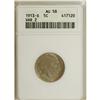 Image 1 : 1913-S 5C Type Two AU58 ANACS