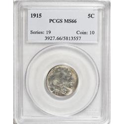 1915 5C MS66 PCGS