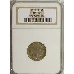 1919-S 5C MS62 NGC