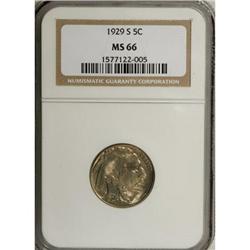 1929-S 5C MS66 NGC