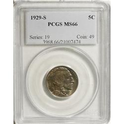 1929-S 5C MS66 PCGS