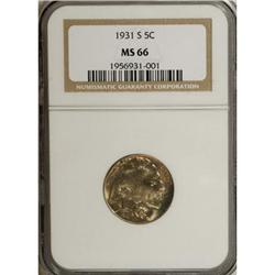 1931-S 5C MS66 NGC