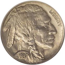 1937-D 5C Three-Legged MS63 NGC