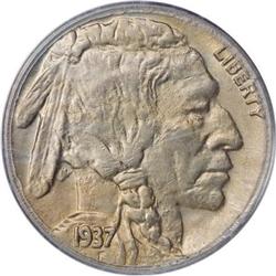 1937-D 5C Three-Legged MS64 PCGS