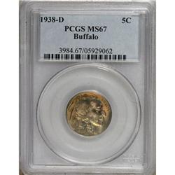 1938-D 5C MS67 PCGS
