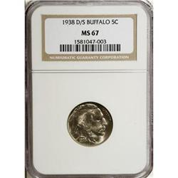 1938-D/S 5C MS67 NGC