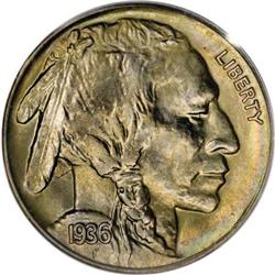 1936 5C Type One--Satin Finish PR68 PCGS