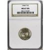 Image 1 : 1944-P 5C MS67 Five Full Steps NGC. Nearly 120 million