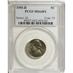 1955-D 5C MS64 Full Steps PCGS