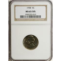1958 5C MS65 Five Full Steps NGC