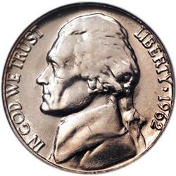 1962-D 5C MS65 Five Full Steps NGC.