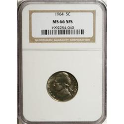 1964 5C MS66 Five Full Steps NGC