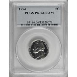 1954 5C PR66 Deep Cameo PCGS