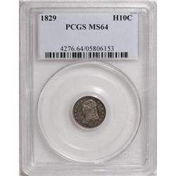 1829 H10C MS64 PCGS