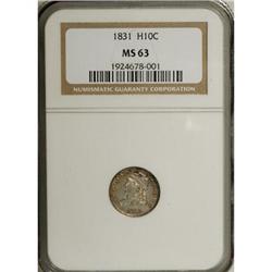 1831 H10C MS63 NGC
