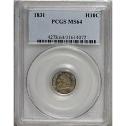 1831 H10C MS64 PCGS