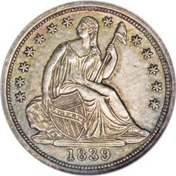 1839-O H10C No Drapery MS65 NGC