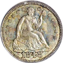 1848 H10C Large Date MS65 PCGS
