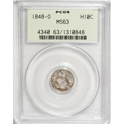 1848-O H10C MS63 PCGS