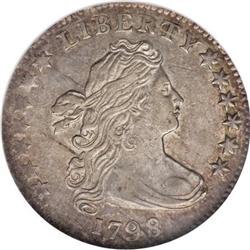 1798 10C Large 8 AU58 NGC