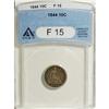 Image 1 : 1844 10C Fine 15 ANACS