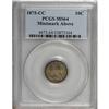 Image 1 : 1875-CC 10C Mintmark Above Bow MS64 PCGS