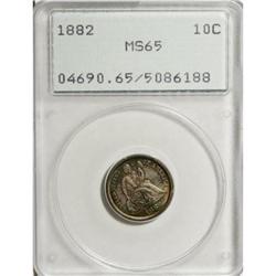 1882 10C MS65 PCGS
