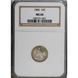 1882 10C MS66 NGC
