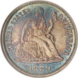 1889 10C MS67 NGC