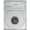 Image 1 : 1874 10C Arrows PR64 PCGS
