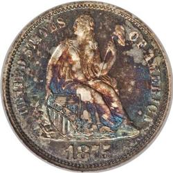 1875 10C PR66 NGC