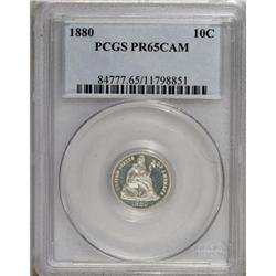 1880 10C PR65 Cameo PCGS